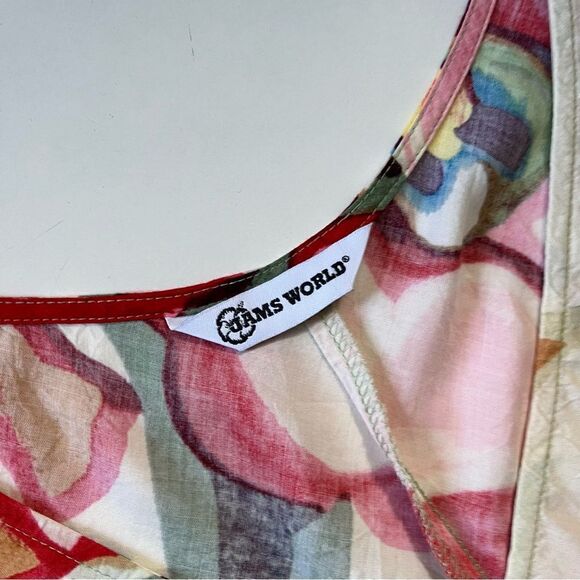 Jams World Sherry Dress Tavern Print Sundress XS - Picture 9 of 9